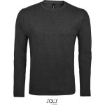 Pánské tričko s dlouhým rukávem IMPERIAL - Charcoal melange M