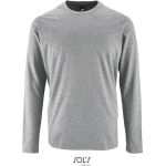 Pánské tričko s dlouhým rukávem IMPERIAL - Grey melange L