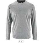 Pánské tričko s dlouhým rukávem IMPERIAL - Grey melange M