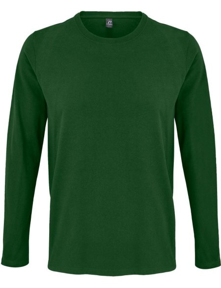 Pánské tričko s dlouhým rukávem IMPERIAL - Bottle green XL