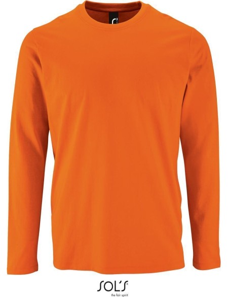 Pánské tričko s dlouhým rukávem IMPERIAL - Orange XL