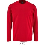 Pánské tričko s dlouhým rukávem IMPERIAL - Red 3XL