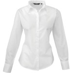 Popelínová halenka s dlouhým rukávem PR 300 - White S