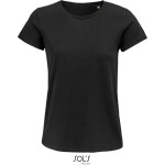 Dámské tričko Crusader z bio bavlny - Deep black L