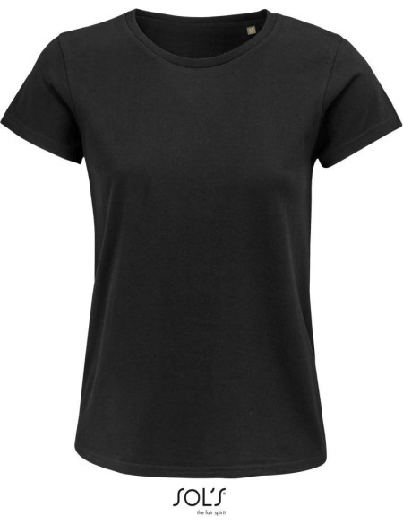 Dámské tričko Crusader z bio bavlny - Deep black L