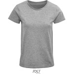 Dámské tričko Crusader z bio bavlny - Grey melange M