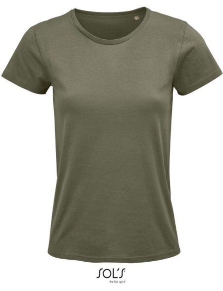Dámské tričko Crusader z bio bavlny - Khaki XXL