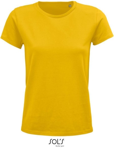 Dámské tričko Crusader z bio bavlny - Gold XXL