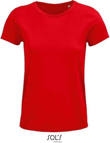 Dámské tričko Crusader z bio bavlny - Red 3XL