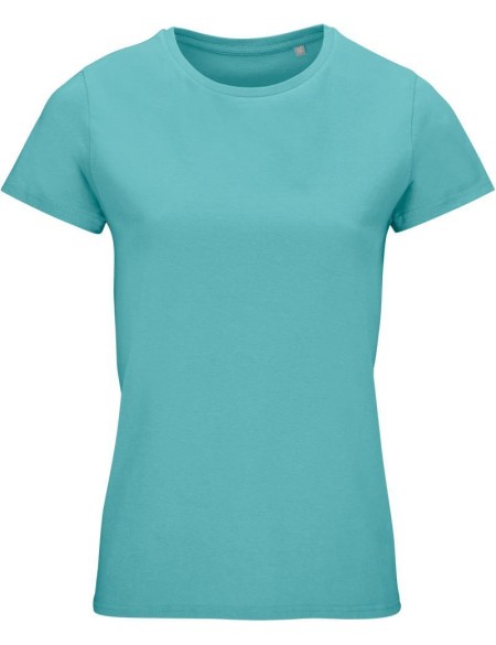 Dámské tričko Crusader z bio bavlny - Pool blue S