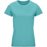 Dámské tričko Crusader z bio bavlny - Pool blue L
