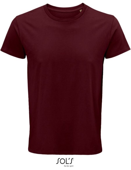 Pánské tričko Crusader z bio bavlny - Burgundy XXL