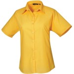 Popelínová halenka s krátkým rukávem - Sunflower 4XL