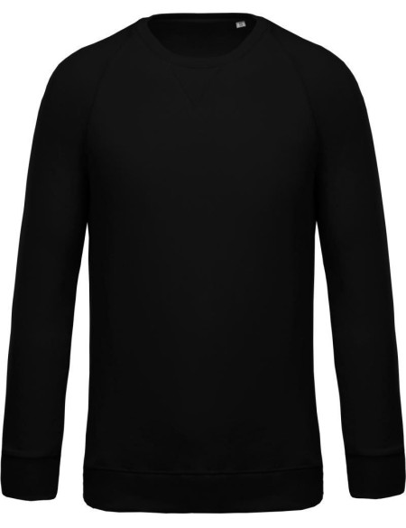Pánská raglánová mikina z bio bavlny - Black 3XL
