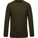 Pánská raglánová mikina z bio bavlny - Moss green XXL