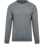 Pánská raglánová mikina z bio bavlny - Grey heather S