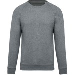Pánská raglánová mikina z bio bavlny - Grey heather XL