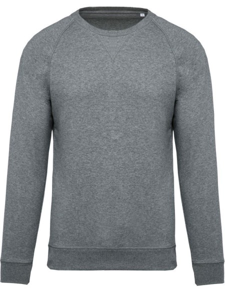 Pánská raglánová mikina z bio bavlny - Grey heather XL