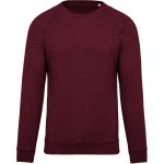 Pánská raglánová mikina z bio bavlny - Wine heather L