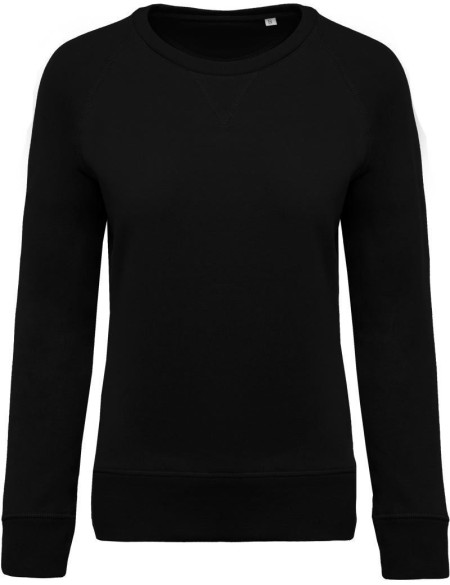 Dámská raglánová mikina z bio bavlny - Black XL