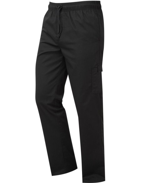 Kuchařské cargo kalhoty - black S
