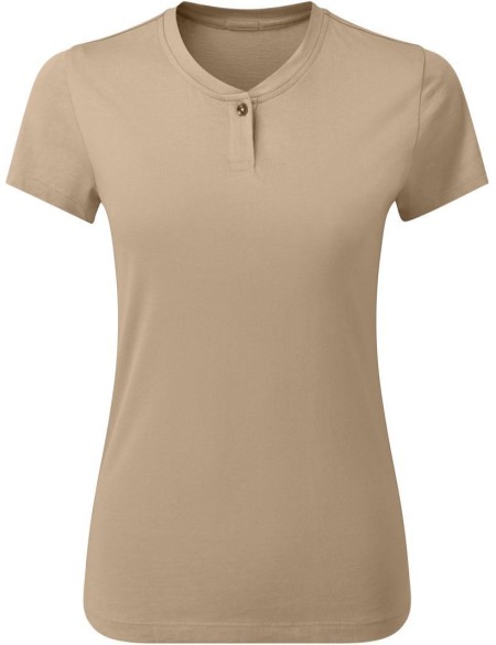 Dámské tričko COMIS - Khaki L