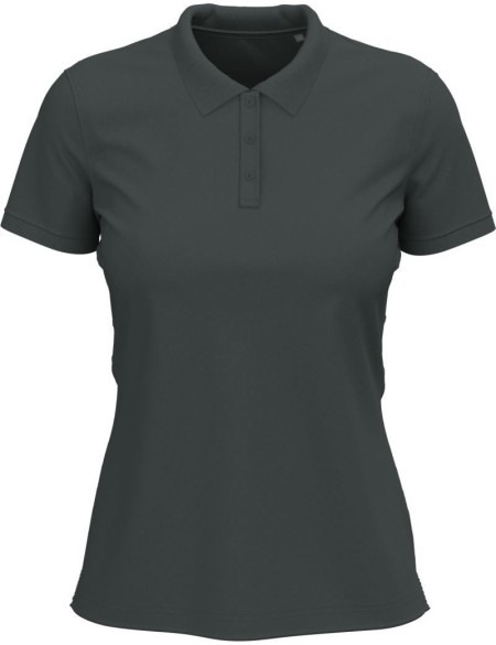 Dámské elastické piqué polo Claire - Grey XL