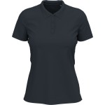 Dámské elastické piqué polo Claire - Blue midnight XS