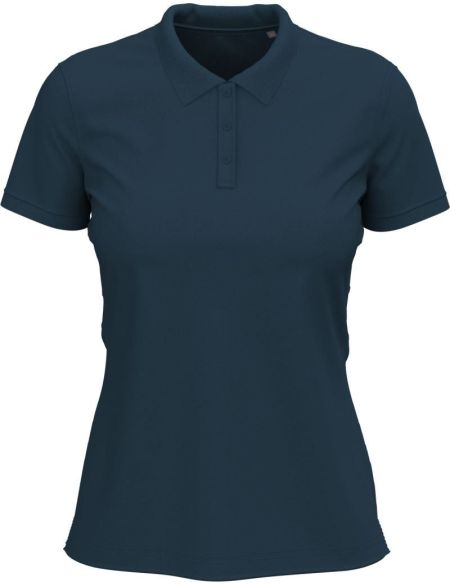 Dámské elastické piqué polo Claire - White