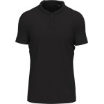 Pánské elastické piqué polo Clive - Black opal S