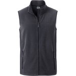 Pánská fleecová vesta Strong - Carbon/black 4XL