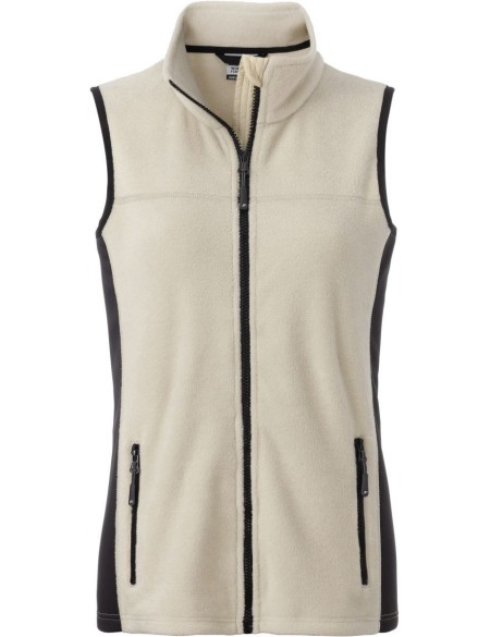 Dámská fleecová vesta Strong - Stone/black XS