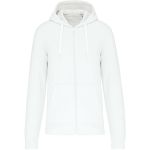 Pánská ekologicky šetrná mikina s kapucí - White 4XL