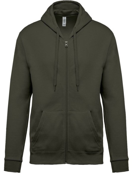 Dámská mikina s kapucí - Dark khaki XL