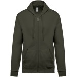 Dámská mikina s kapucí - Dark khaki XXL