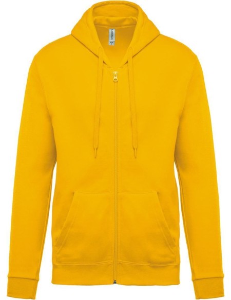 Dámská mikina s kapucí - Yellow S