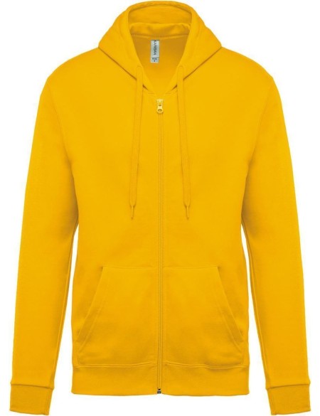 Dámská mikina s kapucí - Yellow M
