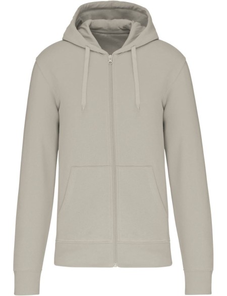 Pánská ekologicky šetrná mikina s kapucí - Clay 3XL