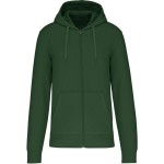 Pánská ekologicky šetrná mikina s kapucí - Forest green XL
