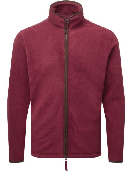 Pánská fleecová bunda Artisan - Burgundy M